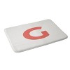 Deny Designs April Lane Art Block Monogram Memory Foam Bath Mat - 2 of 4