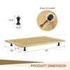 GustoWave Large Bamboo Cutting Boards, Noodle Board Stove Cover with Adjustable Legs for RVs, Kitchens, Camping - 2 of 4