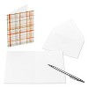 10ct Blank Fall Cards Pack Plaid - 2 of 4