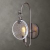 Uttermost Whitten 1-Light Wall Sconce – 17"H x 7"W Acid Oxidized Dark Bronze with Seeded Glass Focal Ring - 4 of 4