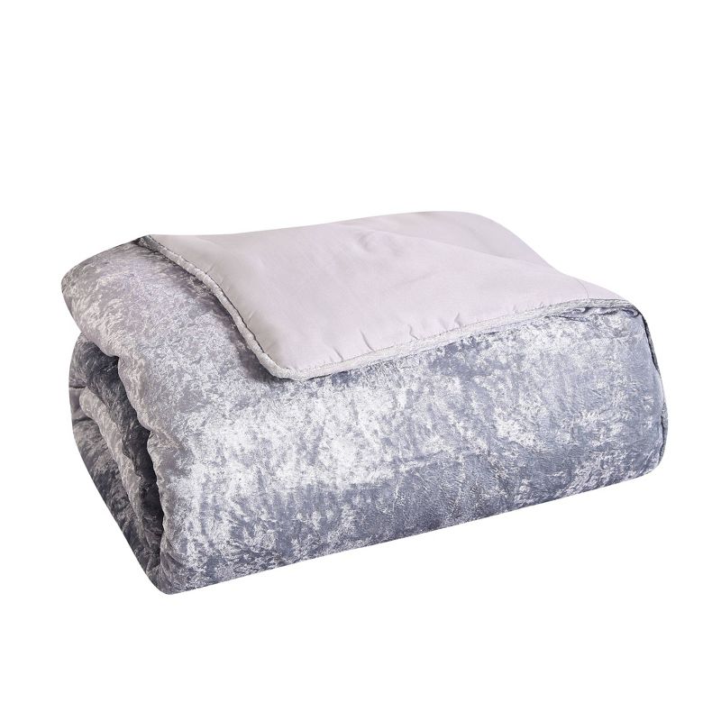 Bradshaw Ombre Velvet Comforter Set - Geneva Home Fashion, 3 of 8