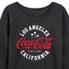 Women's - Coca-Cola - Since 1886 Lightweight French Terry Wide Neck Long Sleeve Shirt - 2 of 4