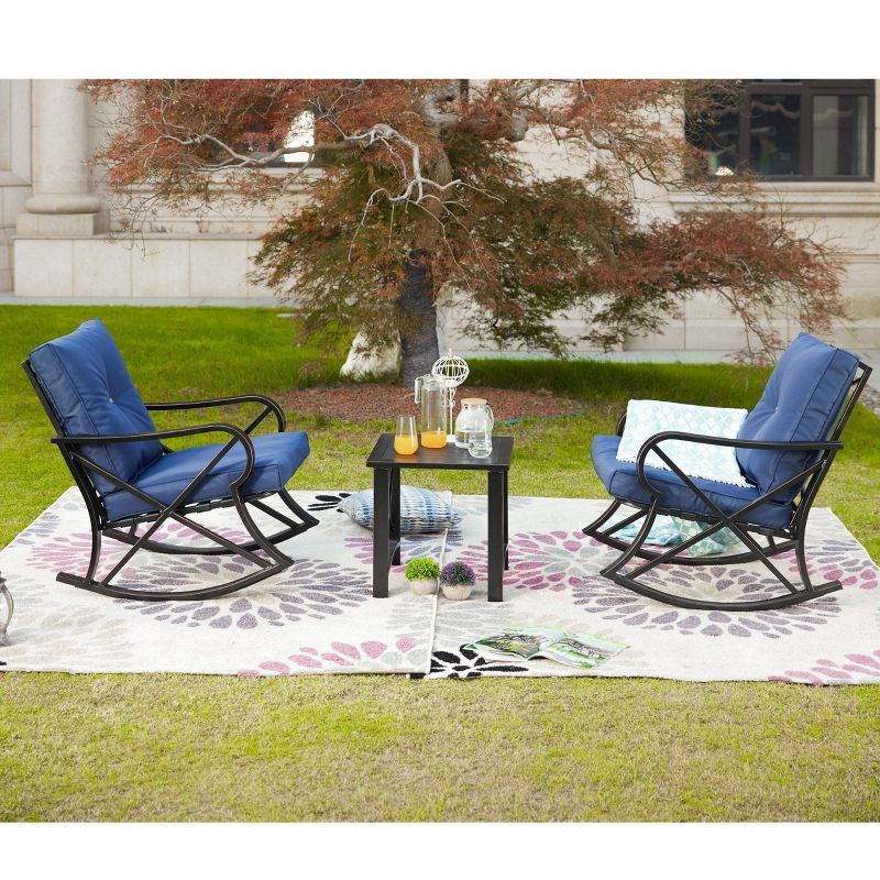 3pc Rocking Chair Patio Seating Set - Patio Festival
, 5 of 13