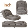 CAVINAS Cotton Sofa,Upholstered Triple Fold Down Sofa Bed for Living Room,Bedroom - 3 of 4