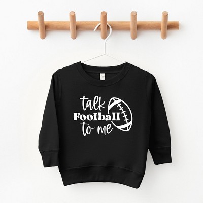 The Juniper Shop Talk Football To Me Ball Youth Ultra-Soft Graphic Sweatshirt