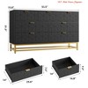 Entryway 7 Drawer Dresser for Bedroom, 53.5" Large Dresser w/ Metal Legs, Modern Chest Organizer w/Wide Storage, Chest of Drawers - 2 of 4