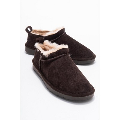 Novelle - Brown Suede Genuine Leather Ankle Boot (Women) | Forever & Always Shoes