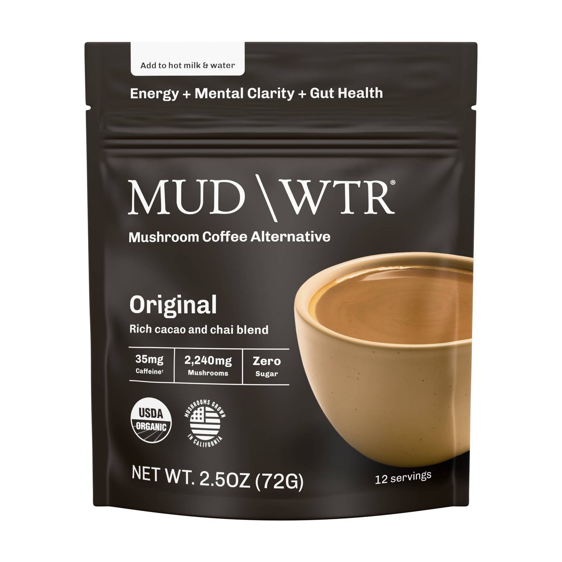 MUD WTR Organic Mushroom Coffee Alternative - 2.5oz