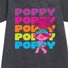 - Trolls - Poppy Stacked Name Graphic Short Sleeve Fleece Dress - 2 of 3