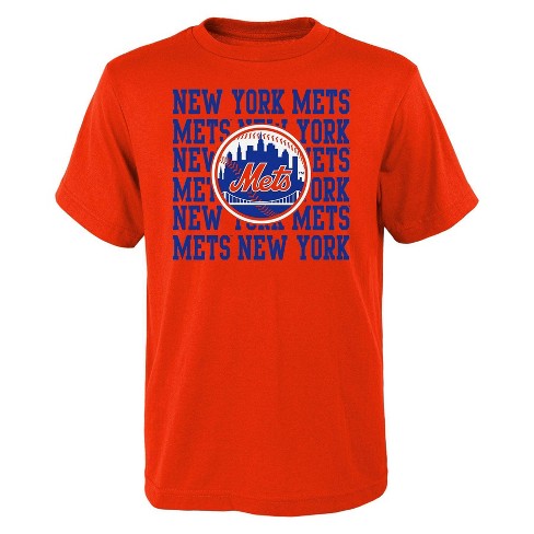 MLB New York Mets Boys' Core T-Shirt - XS
