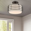 Livex Lighting Blanchard 1 - Light Semi-Flush Mount in  English Bronze - 2 of 4