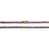 Guili Sterling Silver 18-Inch Tennis Necklace with 3mm CZ in White, Gold, Rose Gold, or Purple—Vibrant, Chic, and Perfect for Any Look. - 2 of 2