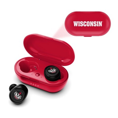 NCAA Wisconsin Badgers True Wireless Earbuds