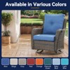 Buenhomino Outdoor Seat Cushion Set 25 x 22 x 4 Inch,Waterproof & Fade Resistant Outdoor Chair Cushions,Deep Seat Cushion with Removable Cover - 2 of 4