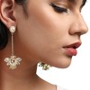 SOHI Women's California Gold Party Drop Earrings - 4 of 4