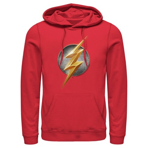 Men's Zack Snyder Justice League Wonder Woman Logo Sweatshirt Red X Large 