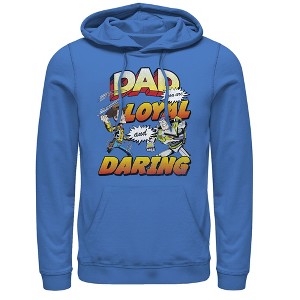 Men's Toy Story Father's Day Buzz & Woody Pull Over Hoodie - 1 of 3