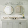 Apmir Round High Quality Aluminum Alloy Framed French Cleat Mounted Wall Decor Bathroom Vanity Mirror in matte black with 5-Year Warranty - 4 of 4