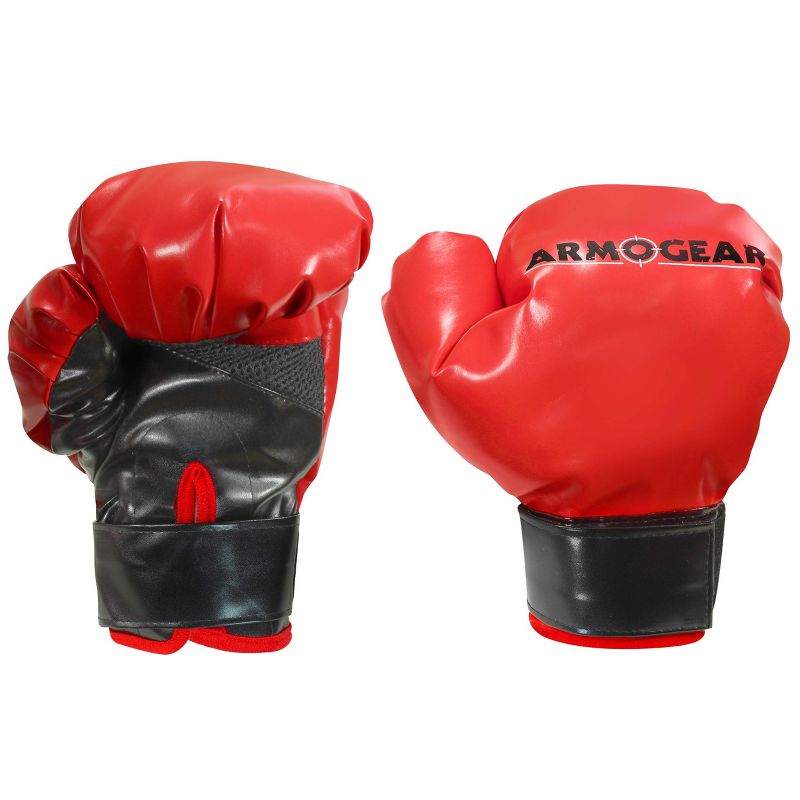 ArmoGear Adjustable Cushioned Boxing Helmet Kids - 2 Pack - Red, 2 of 4