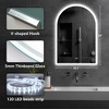 Dovelina Arched Bathroom Vanity Mirror LED Mirror with Defog - 3 of 4