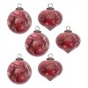 Marble Painted Glass Ornament (Set of 6) - 2 of 4