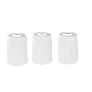 DORESshop 3-Pack Brushed Nickel Seeded Glass Lamp Shade for
DIY Light Fixture - 1 of 2