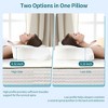 TUYOHW Dual-Height Cervical Neck Pillow, Cooling Ergonomic Memory Foam Bed Pillow for Side Sleeper, Orthopedic Contour Support Pillow - 3 of 4