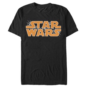 Men's Star Wars Halloween Cobweb Logo T-Shirt - 1 of 4