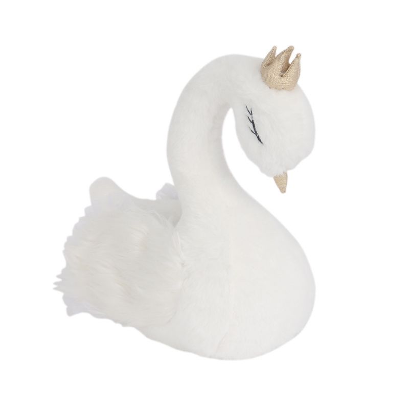 Lambs & Ivy Signature Swan Princess Plush White Stuffed Animal Toy - Princess, 2 of 6