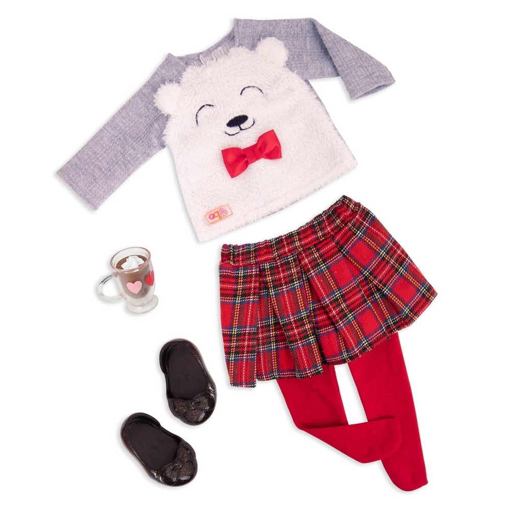 Our Generation Fashion Outfit for 18" Dolls - Bear-y Sweet