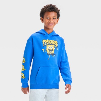 Boys' SpongeBob Oversized Hooded Sweatshirt - art class™ Blue