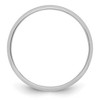 Black Bow Jewelry 3mm to 8mm Platinum Light Weight Half Round Standard Fit Band - 2 of 4