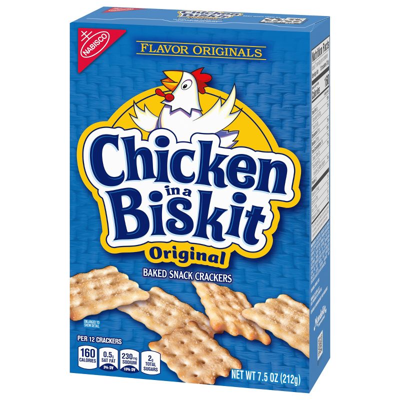 Chicken in a Biskit Original Baked Snack Crackers, 6 of 12
