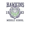 Boy's Stranger Things Hawkins Middle School Cubs 1983 T-shirt - White -  Small : Target