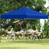 Costway 10 X 10 FT Pop up Canopy Tent with Portable Carrying Bag 8 Stakes 4 Wind Ropes Pink/Yellow/Beige/White/Gray/Navy - 4 of 4