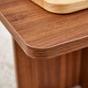 GlasFlength Rectangular Coffee Table, Modern and Stylish Design, Suitable for Living Room, Patio, Bedroom, Brown, 44.8" * 23.6" * 15.7" - 2 of 4