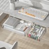 Pull Out Under Cabinet Drawer Organizer Slide Out Shelves Sliding Cabinet Drawers Storage Organizer Paper Plate Holder - 3 of 4