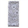 2pc Floral Jacquard Hand Towel Set Gray - SKL Home - 3 of 4