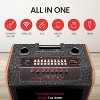 Pyle Portable Wireless BT Streaming Loudspeaker with 15.4" Touch Screen & Wireless Microphones - PMDJAND10.5 - 3 of 4