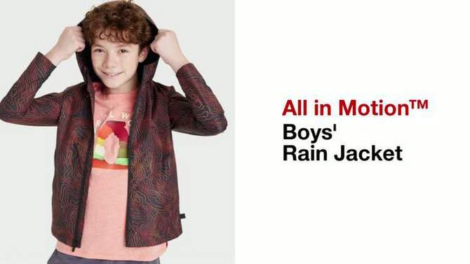 Boys&#39; Rain Jacket - All in Motion&#8482;, 2 of 5, play video