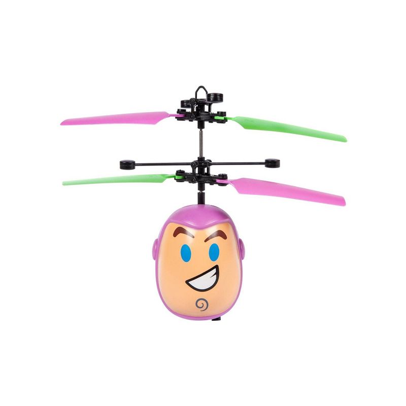 Pixar Toy Story Emoji Buzz Lightyear IR UFO Ball Helicopter, 1 of 7