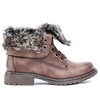 GC Shoes Trudie Fur Lace Up Combat Boots - 2 of 4