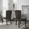 Ken Leather Side Chair (Set of 2) - HUD8200 - Safavieh Couture - 3 of 4