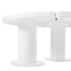 NicBex Modern 39.4" Round Coffee Table with Smooth Edge and 3 Cylindrical Legs for Living Room - 4 of 4