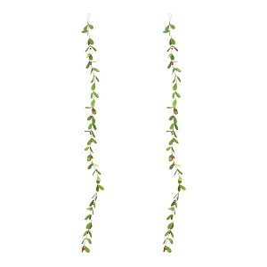Fabric Mistletoe String Garland (Set of 2) - 1 of 3