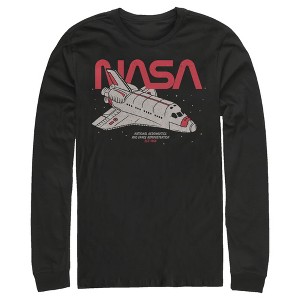 Men's NASA Journey Through Stars Long Sleeve Shirt - 1 of 3
