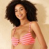 Women's Textured Underwire Bikini Top with Bead Detail - Wild Fable™ - 3 of 4