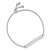 Black Bow Jewelry Sterling Silver Toronto Maple Leafs NHL Identification Bracelet 9 Inch - 2 of 4