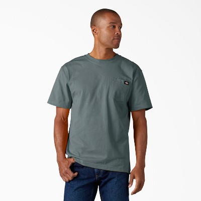 Dickies Heavyweight Short Sleeve Pocket T-shirt, Smoke Blue (bm), L ...