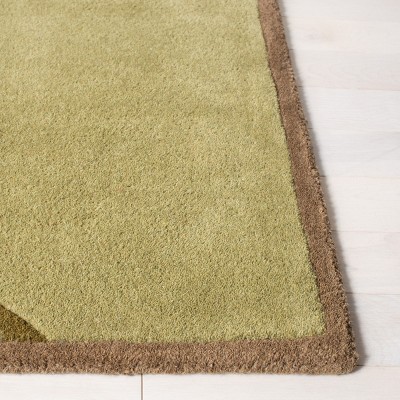 Handmade Red Floral Wool 9' x 12' Area Rug